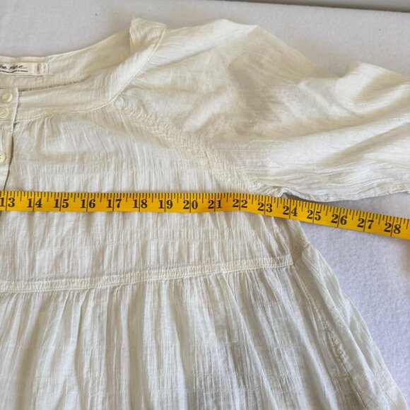 FREE PEOPLE We The Free Sea To Shore Top in Ivory - Picture 9 of 10